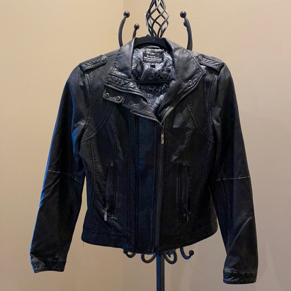 Faux Leather Jacket
